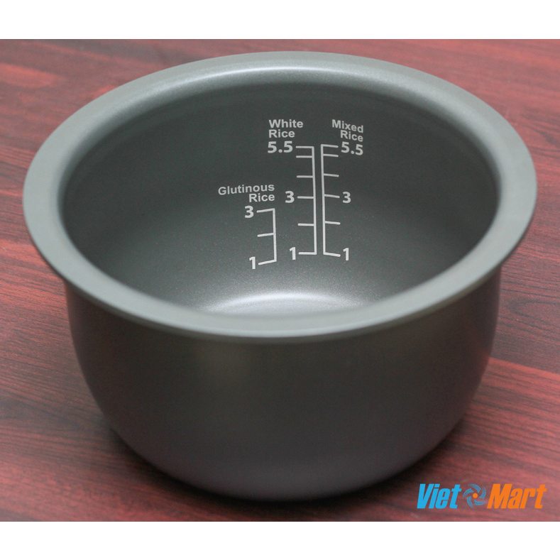 Lòng Ruột Nồi cơm điện tử Toshiba 1.8 lít RC-18NMFVN Dày 4mm - Hàng Chính HÃNG