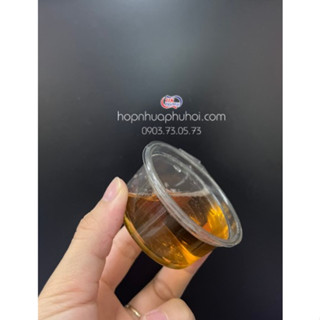combo 100 hộp nhựa đựng nước sốt nước chấm muối nắp liền 60ml 2oz