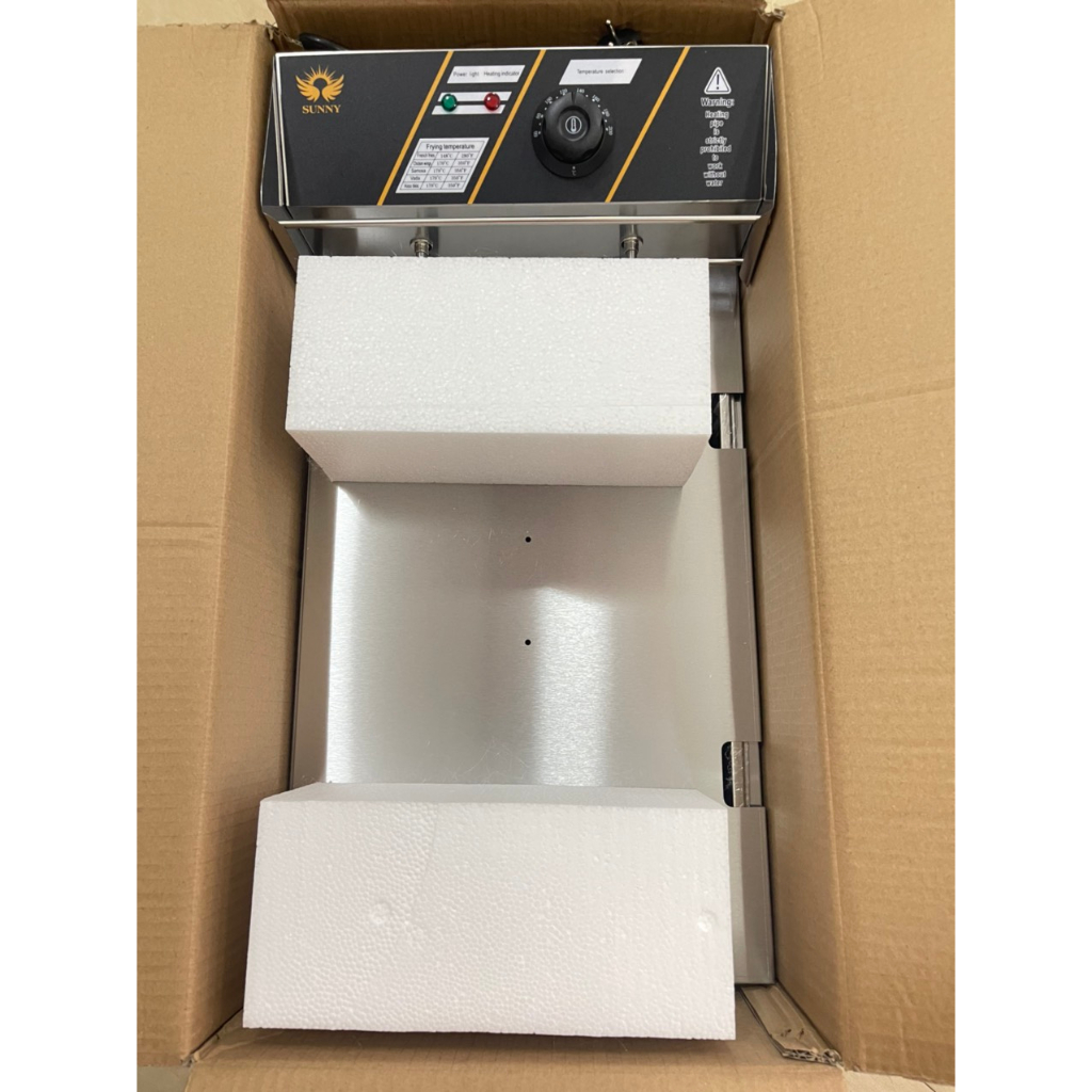 BẾP CHIÊN ĐIỆN 1 HỘC 12L-CHIÊN GÀ,XÚC XÍCH, ĐỒ ĂN VẶT SIÊU TIỆN