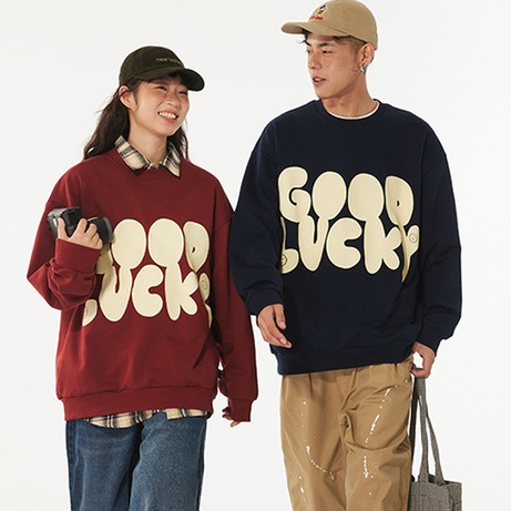 Áo nỉ hoodie nam nữ GOOD LUCKY áo thu đông cặp đôi