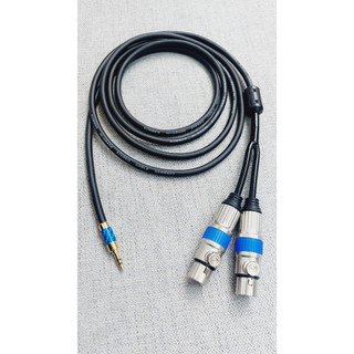 Dây 2 đầu canon cái ra jack 3.5mm - dây cáp chuyển 2 đầu jack canon ra 1 đầu 3.5 ly chống nhiễu - dây sommer
