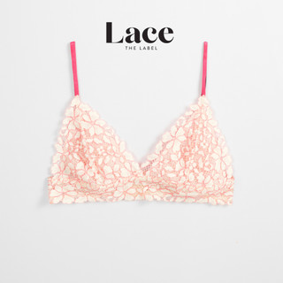 Áo lót crop Hồng nude kèm đệm mỏng Lace.thelabel