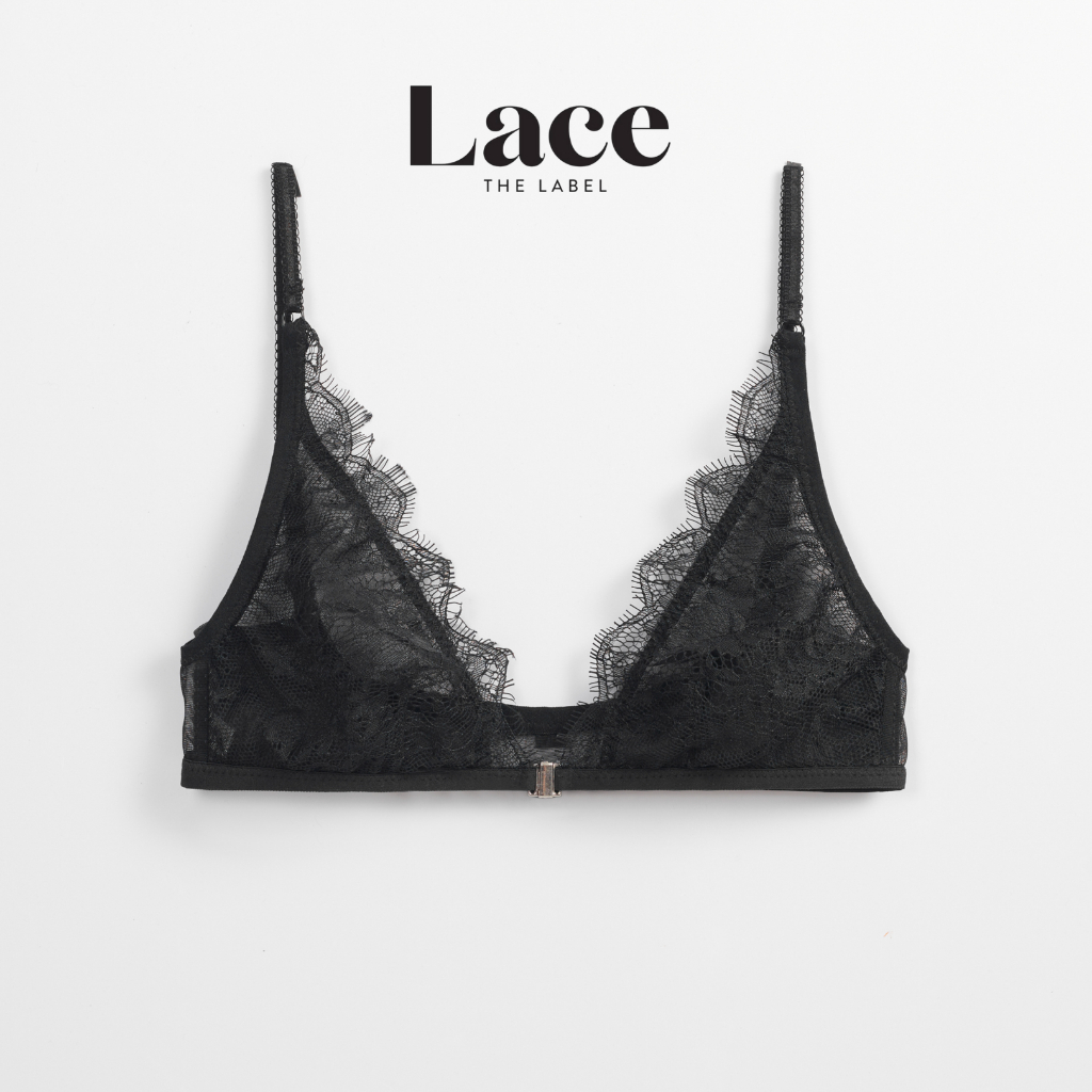 Áo lót Stella Đen Mi kèm đệm mỏng Lace.thelabel