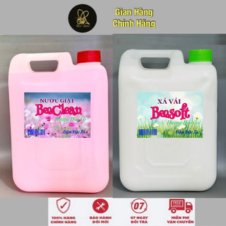 Combo 5Lit xả vải+5Lit nước giặt BeeClean-BeeSoft