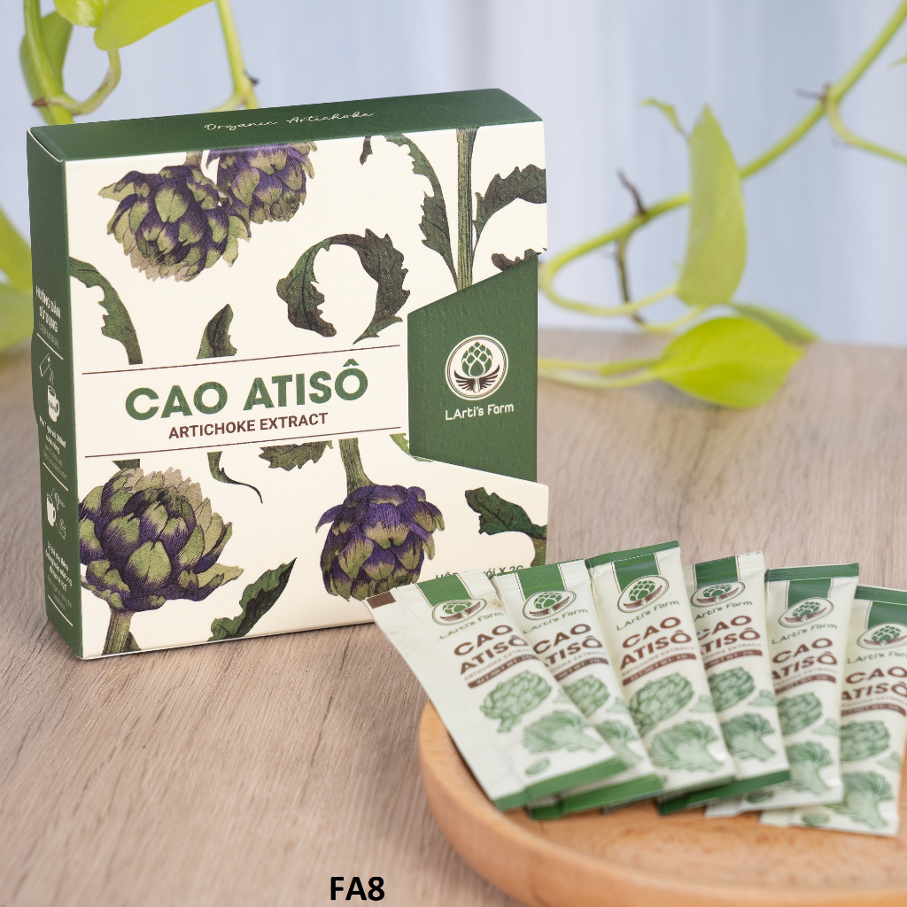 Hộp 20 gói cao atiso hữu cơ LArtis Farm Đà Lạt_FA9