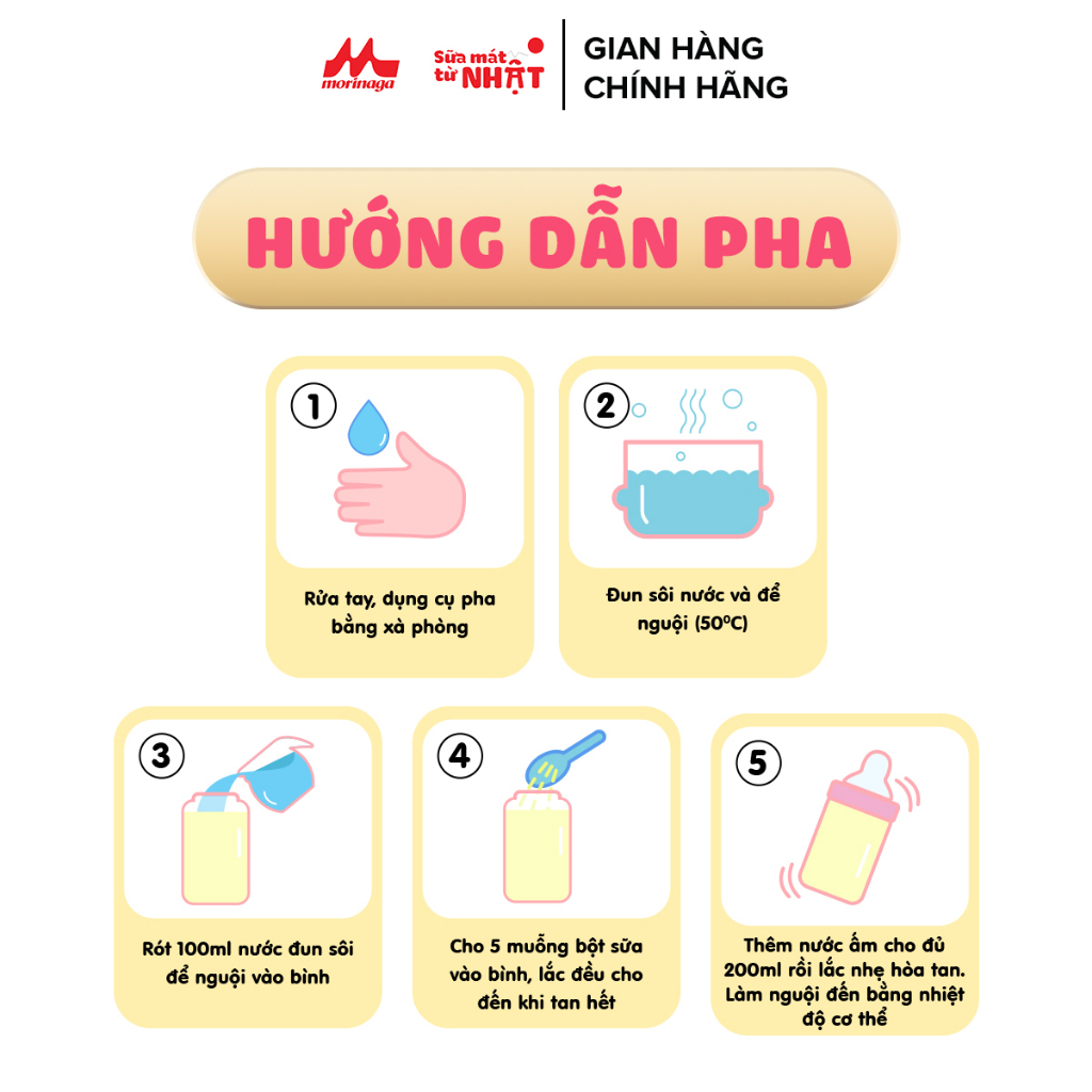 Thùng 8 lon Sữa Morinaga Chilmil số 2 Nhật Bản 850g Tăng Sức Đề Kháng, DHA, Ca Từ 6-36 tháng