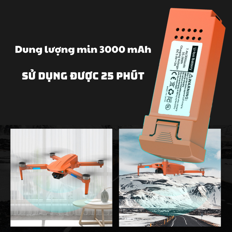 Flycam máy bay điều khiển từ xa EL700 pro , hình ảnh 5G HD, định vị GPS, fly cam không chổi than pin lớn GAGAY | BigBuy360 - bigbuy360.vn