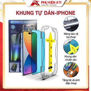  Cường Lực iPhone  dán tự động 14 pro max  17 Pro max 16 15 13  12 11 pro max xs max xr 7 8 plus dễ dàng tự dán  TD-XANH  