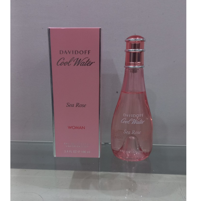 Nước hoa nữ : Davidoff cool water sea rose woman 100ml (sản xuất không bao kiếng bên ngoài)