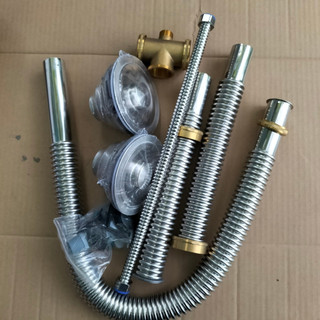 Bộ xi phông chậu rửa bát 2 hố inox chống chuột bọ