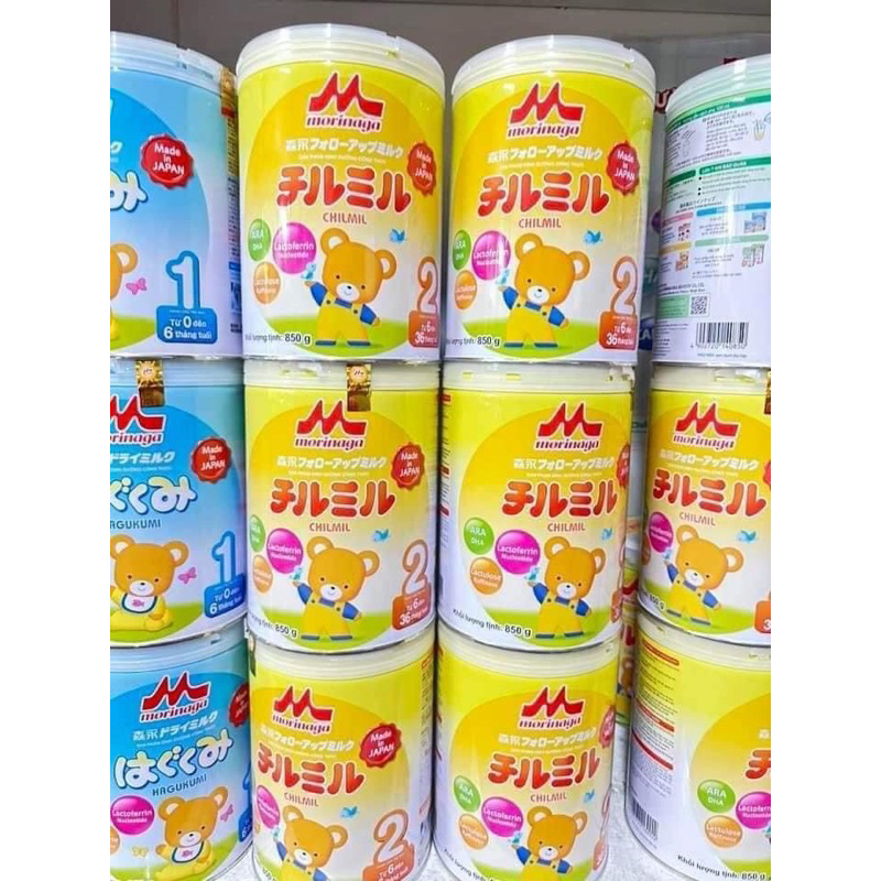 sữa Nhật morinaga số 2 (2h 850g tặng 1h-320g) date t2/2025