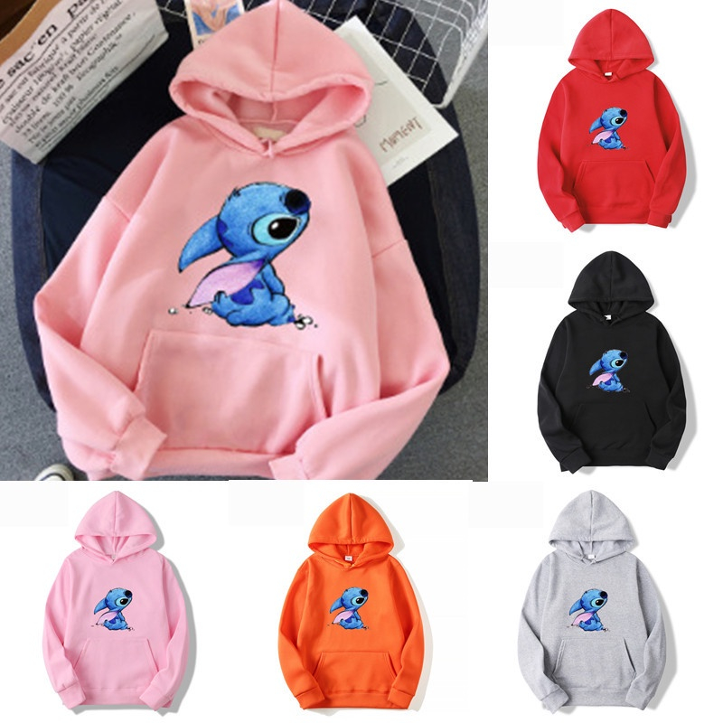 Áo hoodie có mũ trùm đầu nữ phong cách thu đông phong cách Hàn Quốc cặp đôi hợp thời trang áo chui đầu dài tay