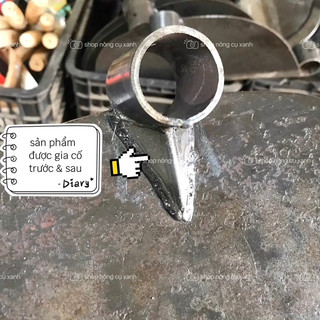 Cuốc xạc thép bản lớn làm vườn rẫy