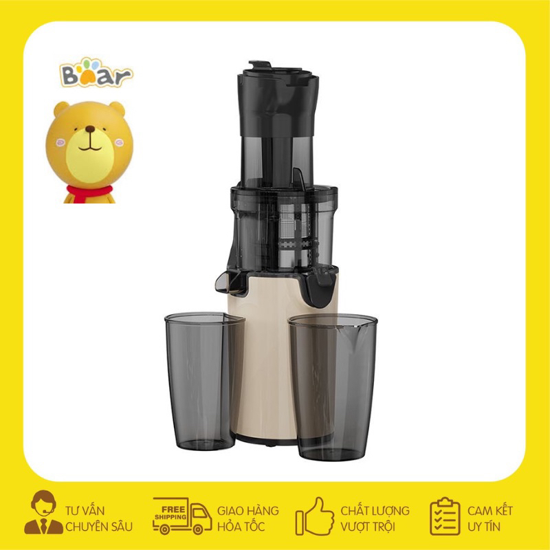 Máy ép chậm trái cây BEAR YZJ-C02S5 dung tích 800ml công suất 200W ép nguyên quả kiệt nước BH 12 tháng