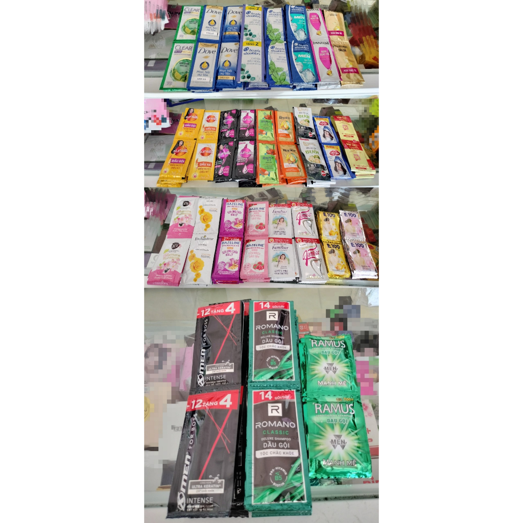 Dầu Gội, Dầu Xả, Sữa Tắm Dạng Dây