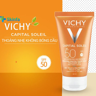 Kem Chống Nắng Vichy Ideal Soleil Dry Thoáng Nhẹ Không Bóng Dầu SPF 50