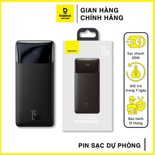 Pin sạc dự phòng sạc nhanh 20w baseus bipow nhiều cổng sạc, đa dạng mức dung lượng