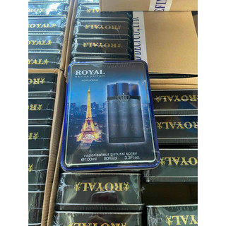 Nước hoa nam Royal hộp thiếc 100ml xanh dương