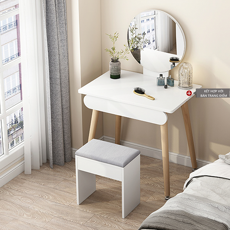 Ghế đôn đa năng cho bàn trang điểm nhãn hiệu Larot - Lp138
