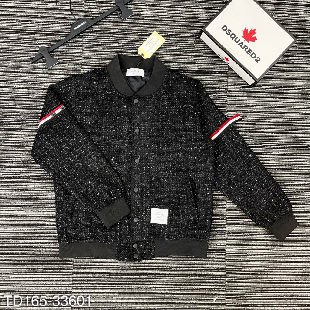 Áo Khoác Nam Thom Cực Hót - Áo Bomber Thom Nam Viền Tay Siêu Đẹp