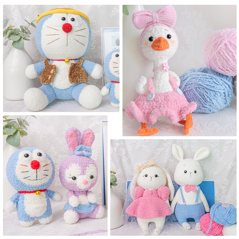 Len bông xù Xiaoke sợi 3mm