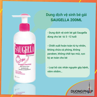 DUNG DỊCH VỆ SINH CHO BÉ GÁI SAUGELLA