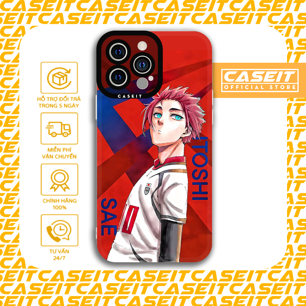Ốp lưng iphone cạnh vuông Caseit Anime Blue Lock Itoshi Sae poster 8/8plus/x/xs/11/12/13/14/pro/max/