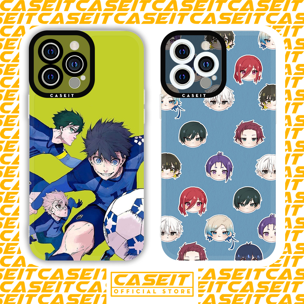 Ốp lưng iphone cạnh vuông Caseit Anime Blue Lock Isagi Yoichi họa tiết cute 8/8plus/x/xs/11/12/13/14