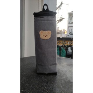 túi bố kéo 1500ml đựng bình nước logo gấu có lớp cách nhiệt