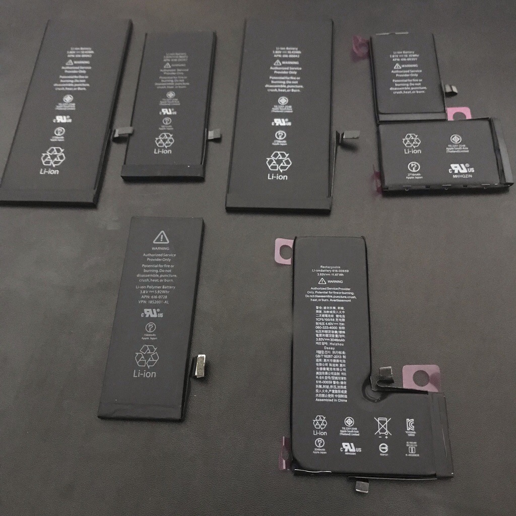 Pin Eu  cho dòng máy 5s/5se/6/6s/6Plus/6S Plus/7/7 Plus/8/8 Plus/X bảo hành 12 tháng