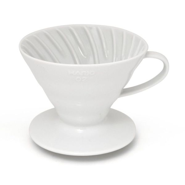 Phễu pha cà phê Hario V60 chất liệu Sứ size V02