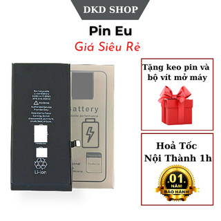 Pin Eu (xuất khẩu EU) cho dòng máy 5s/5se/6/6s/6Plus/6S Plus/7/7 Plus/8/8 Plus/X bảo hành 12 tháng