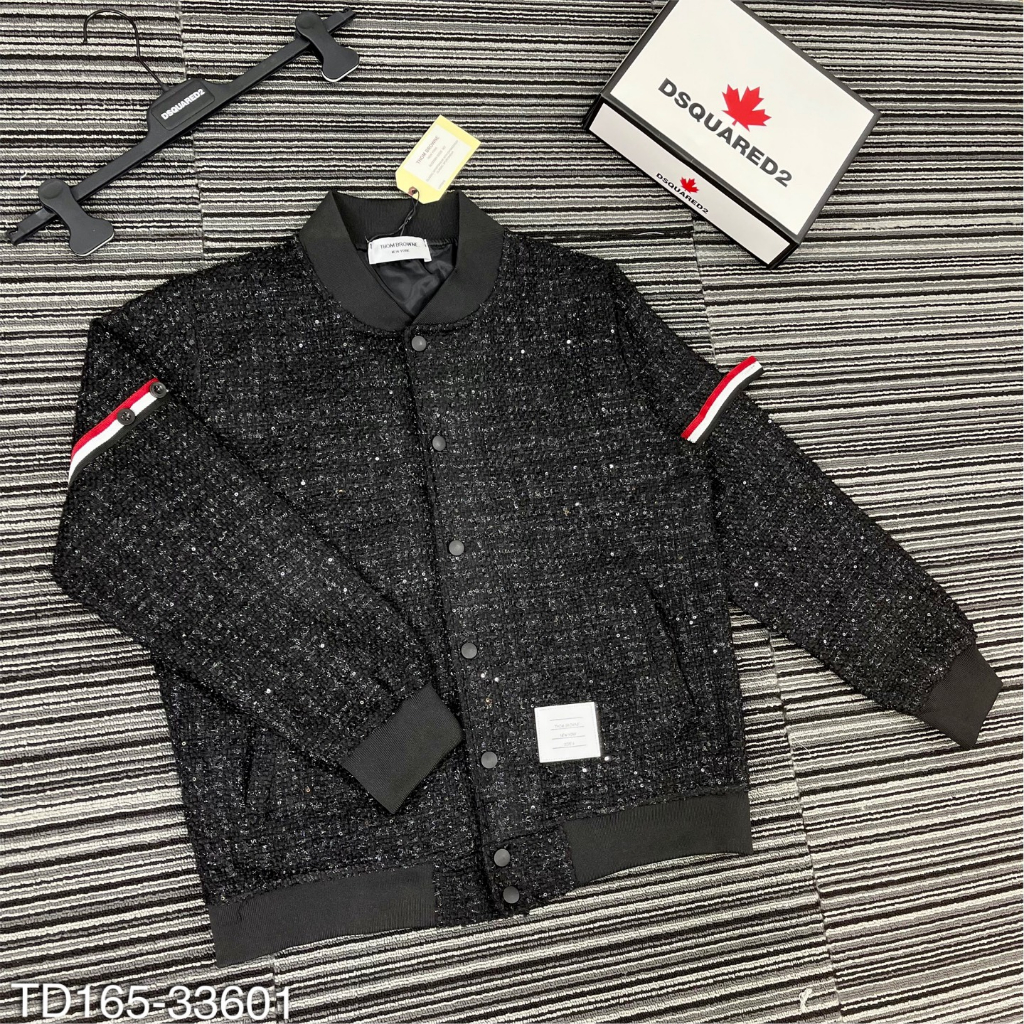 Áo Khoác Nam Thom Cực Hót - Áo Bomber Thom Nam Viền Tay Siêu Đẹp