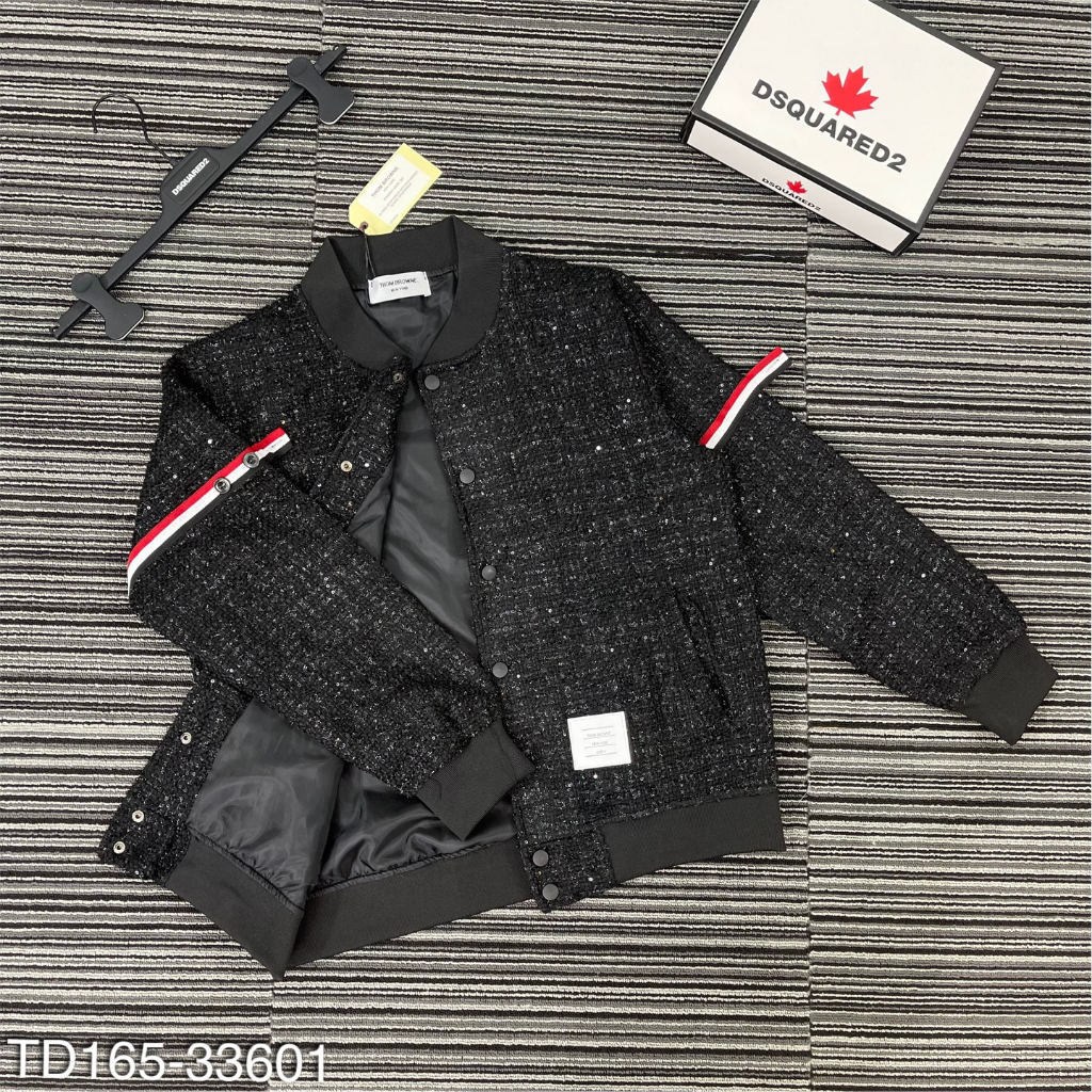 Áo Khoác Nam Thom Cực Hót - Áo Bomber Thom Nam Viền Tay Siêu Đẹp