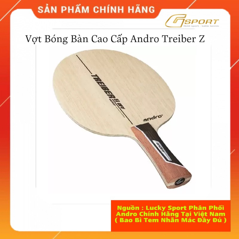 Vợt Bóng Bàn Andro Treiber Z - Vợt Bóng Bàn Cao Cấp