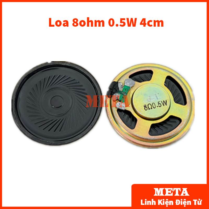 Loa 8ohm, loa 8R 0.5W đường kính 4cm