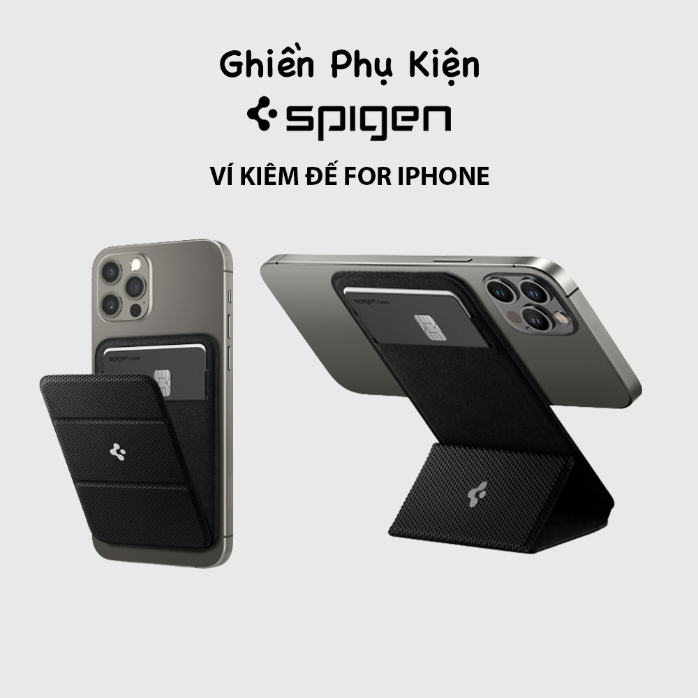 Ví Kiêm Đế Spigen Made For Card Holder Smart Wallet - Hàng Chính Hãng