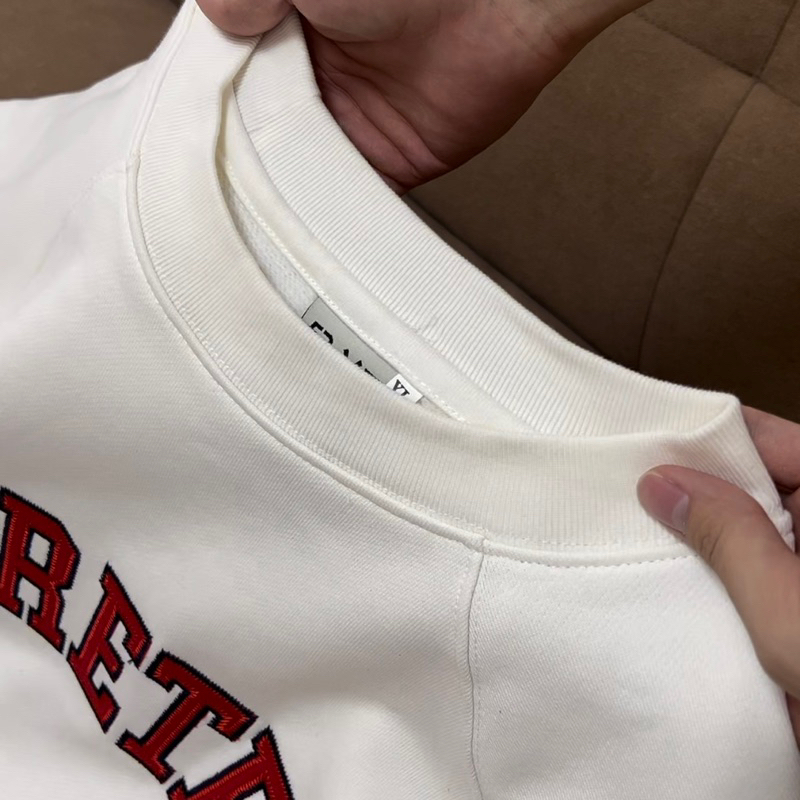 Áo sweater 52ReTroHZ logo thêu basic 380gsm