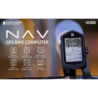 Đồng Hồ Tốc Độ Xe Đạp GPS Có Dẫn Đường XOSS NAV