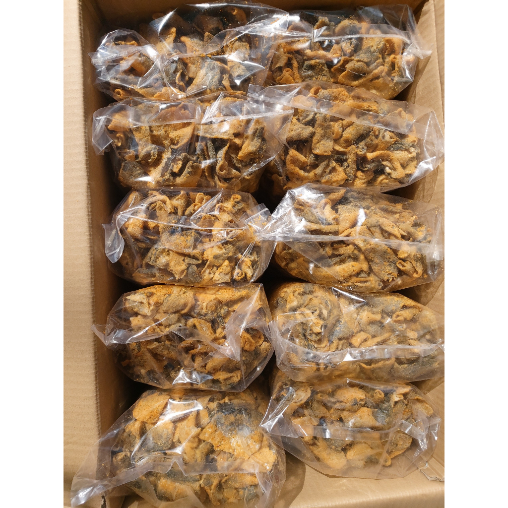 Da cá sấy giòn vị trứng muối béo ngậy thơm ngon/ hộp pet 200gram / Ăn vặt Thi Thi