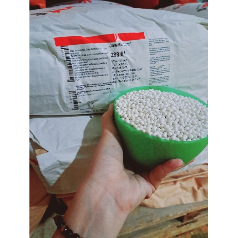 Keo hạt dán cạnh màu trắng - nhiệt độ cao  - 1KG