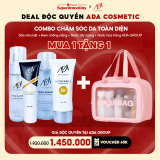 Combo skincare sạch sâu toàn diện cho da mặt căng bóng mịn màng sạch mụn nám tàn nhang