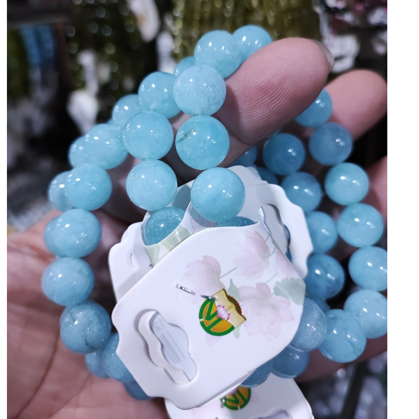 Vòng tay hạt Aquamarine