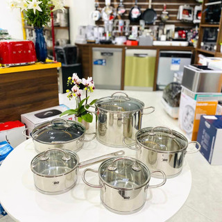 Bộ nồi từ Elo Profi Cristal đáy 3 lớp nhập khẩu Đức