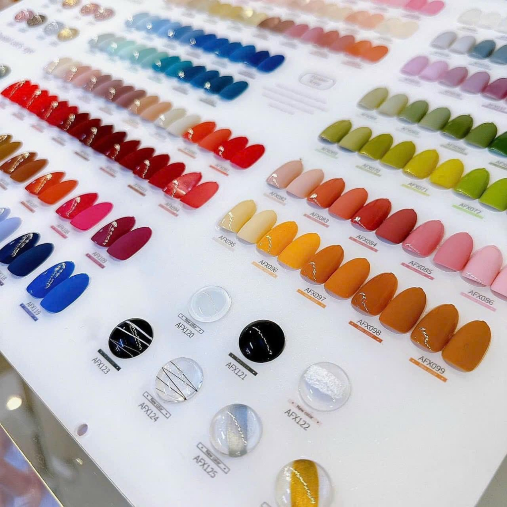 Set sơn gel thạch nhũ mắt mèo gel nhện 126 màu set sơn gel thạch nhũ chất sơn đặc mướt kèm base top bảng màu dungnail