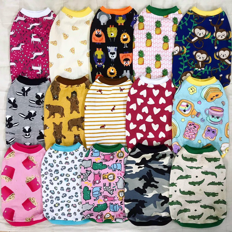 IB CHỌN MẪU -  Áo thun dễ thương, giá rẻ cho chó mèo