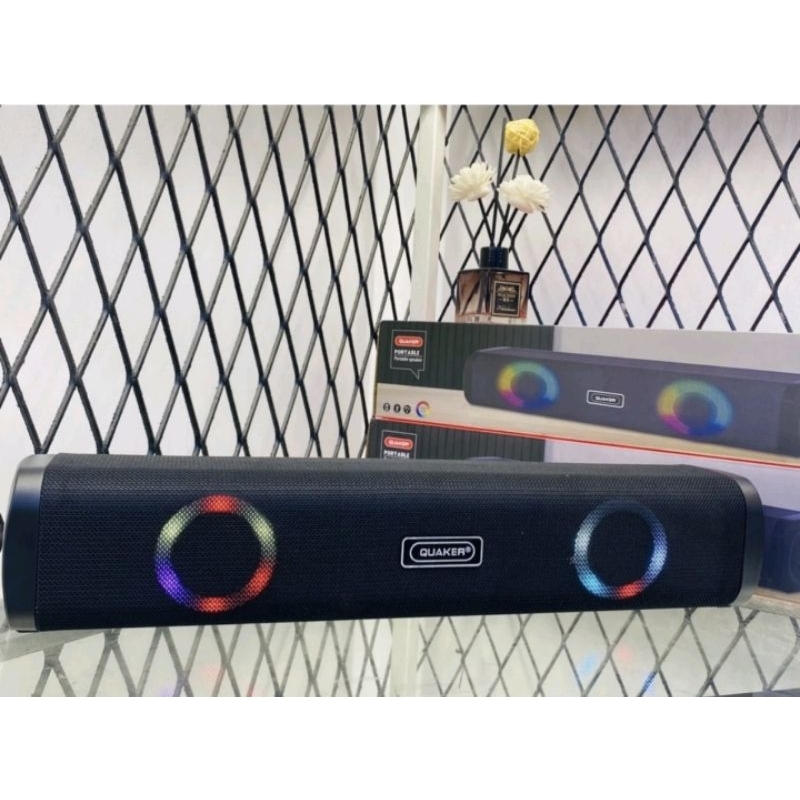 Loa Bluetooth Quaker QL10 🔥 Chính Hãng🔥 Âm thanh cực đỉnh - ngoại hình siêu đẹp, Led  RGB 7 màu