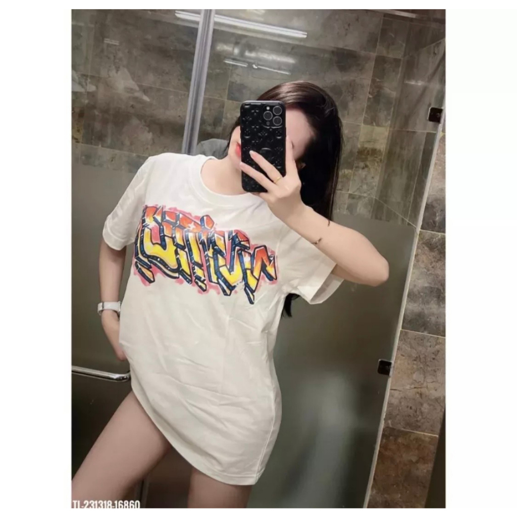 Áo Thun Nam Nữ LV In Hoạ Tiết 3D Chất Liệu Cotton Co Dãn Hai Chiều, Thời Trang Nanm/nữ Siêu Cấp