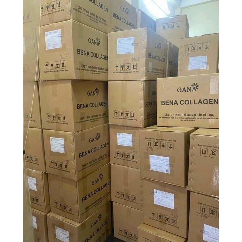 Bena collagen chính hãng hộp 30 gói hiệu quả cao đẹp da căng mịn chậm lão hoá da tăng cường đề kháng