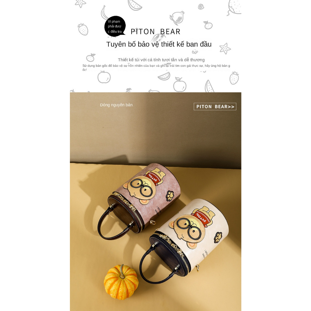 Túi Bucket nữ mùa hè 2023 túi đeo chéo thời trang mới Túi Messenger cho nữ